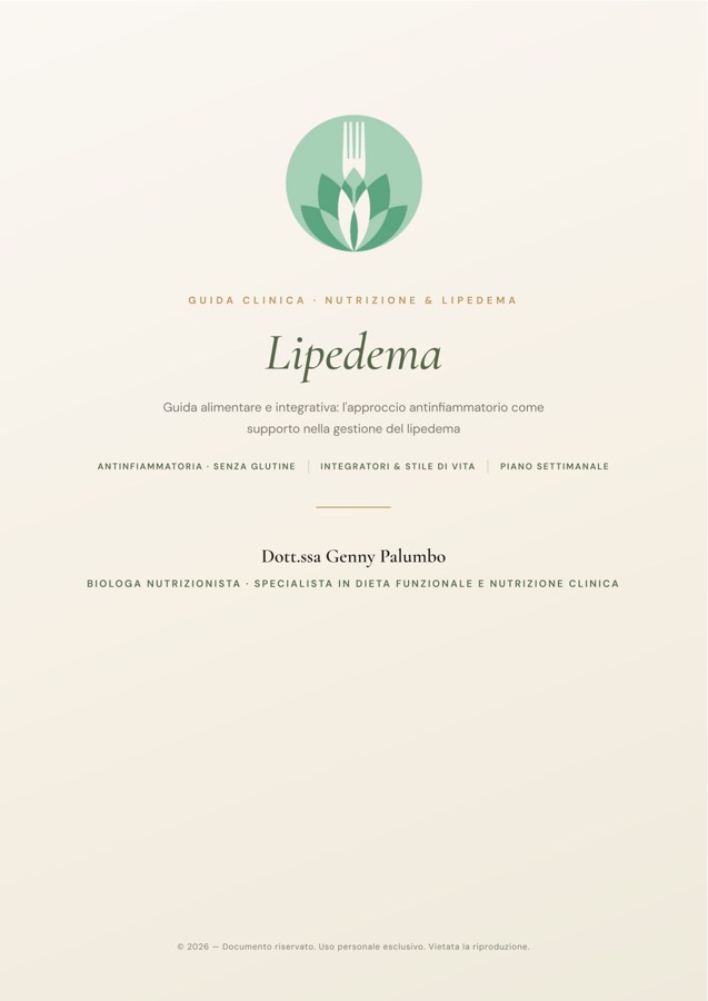 Copertina della guida Lipedema